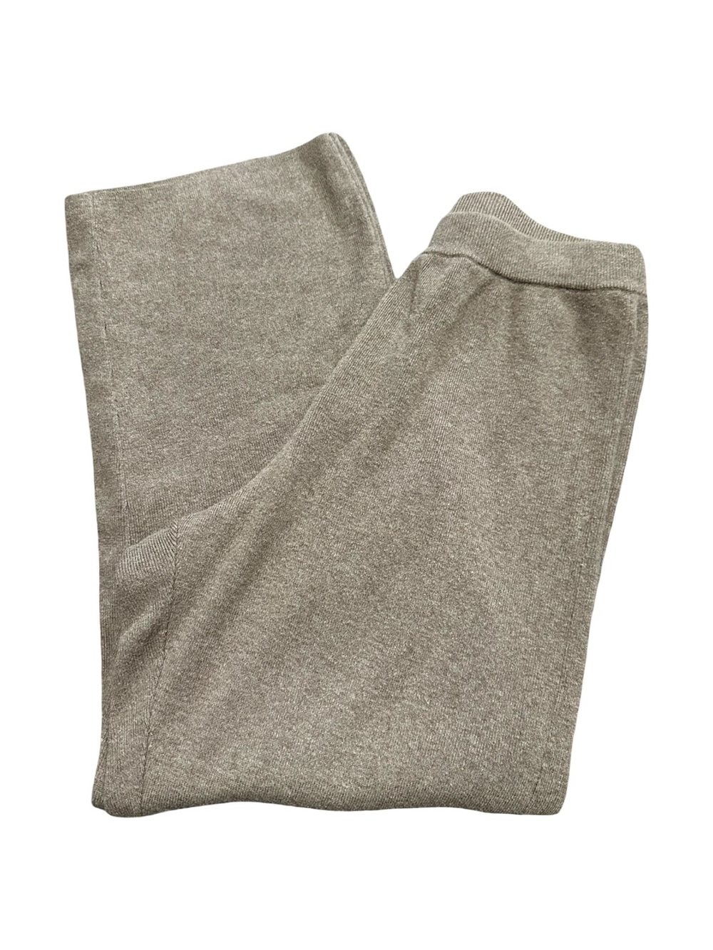Alex Mill Women’s Size S Heather Tan Beige Wool Cotton Rib Boot Cut Knit Pants